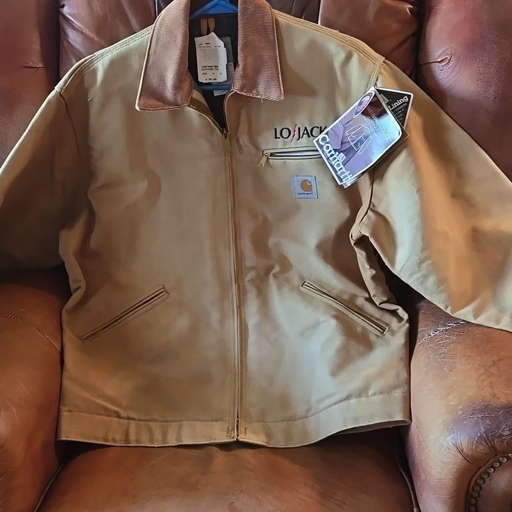 Vintage Never Worn 2002 With Tags Carhartt Blanket Lined Jacket Mens 44 Tall